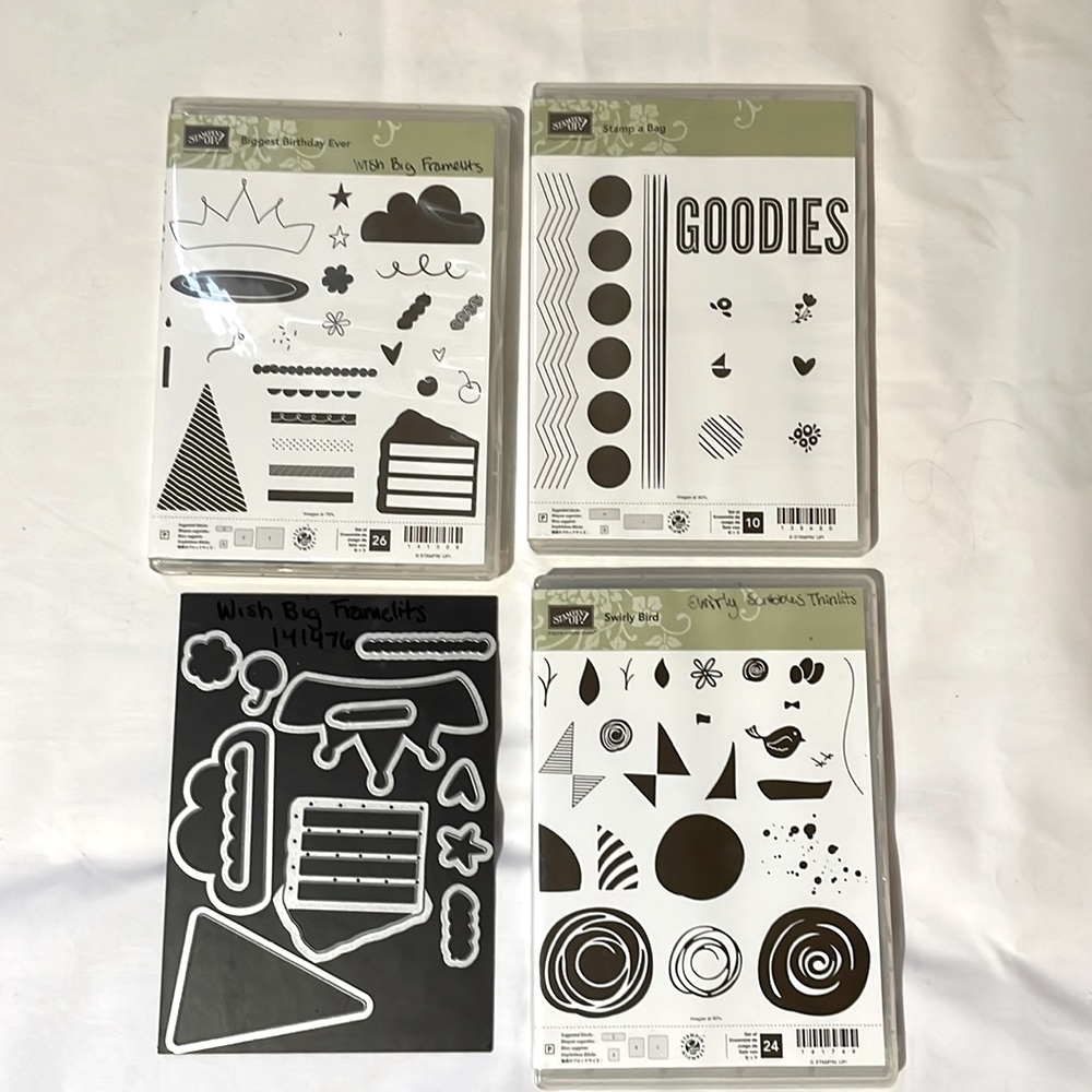 Stampin’ Up! Set of 3 Stamp Sets & Coordinating Framelit